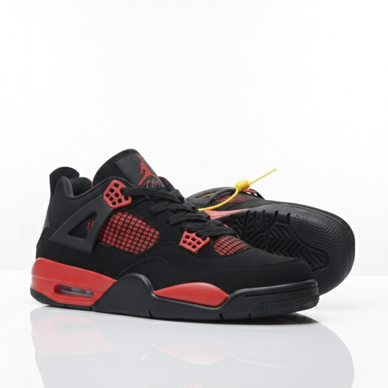 Rtro 4 black red