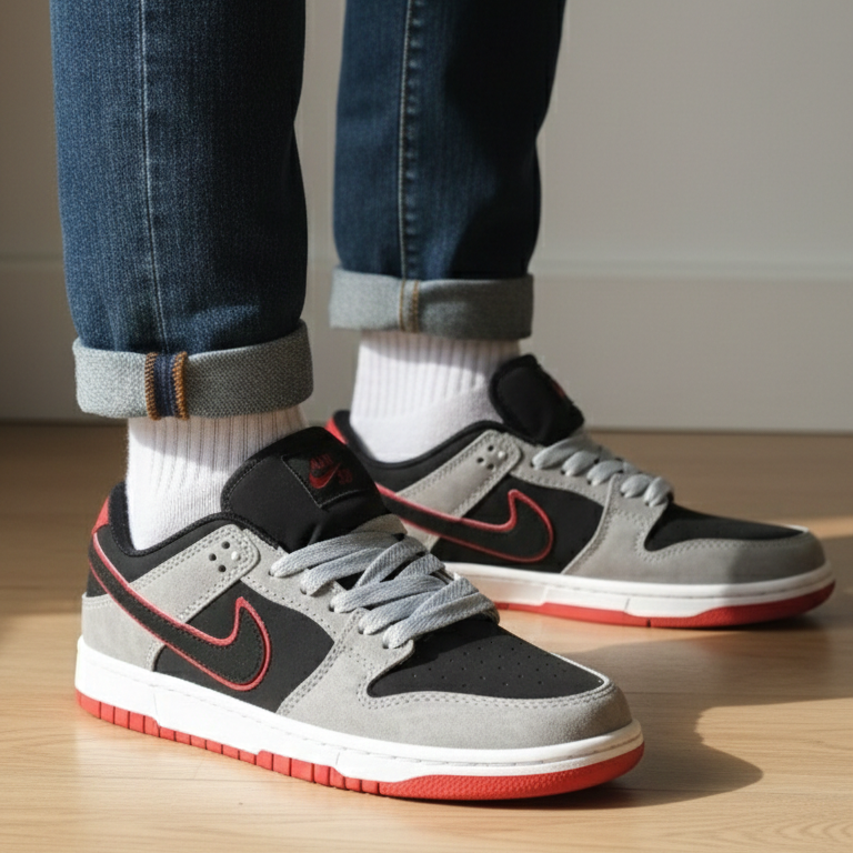 Dunk Red black Preamium quality