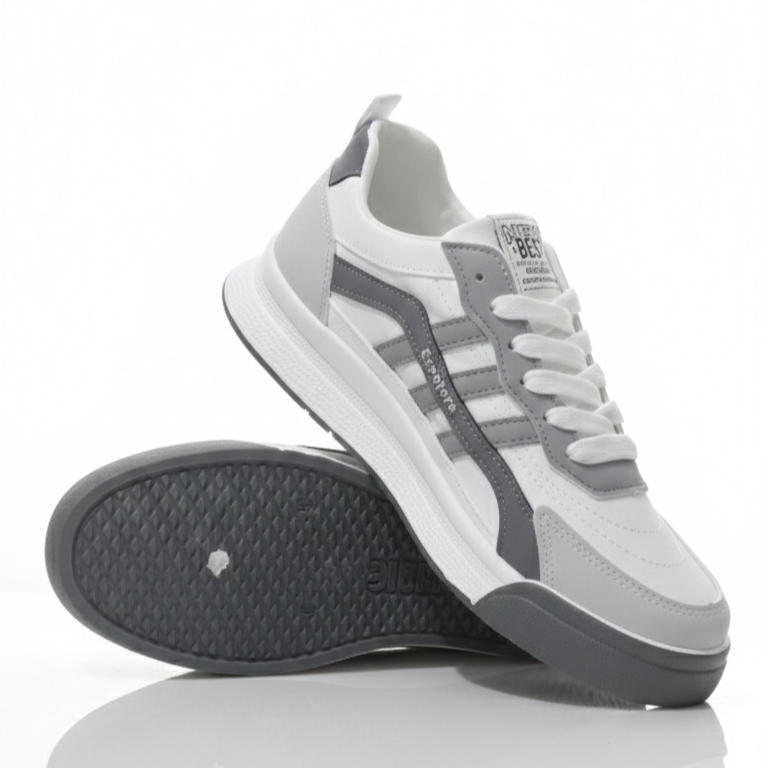 Sneaker for men white gray
